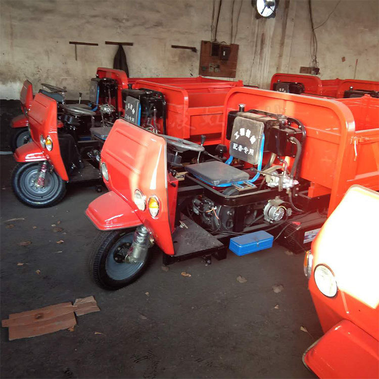 工程柴油三轮车 多功能液压自卸三轮三马车 工地运输三轮车