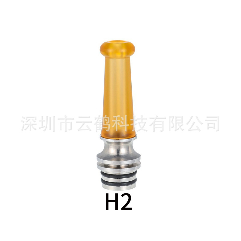 510 largo acero inoxidable + POM PEI plástico acrílico paja goteo sola punta ABCD