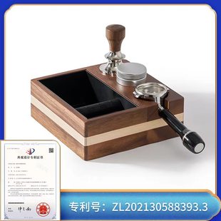 Integrated coffee slag box walnut slag barrel storage combination slag powder box filling seat powder wholesale