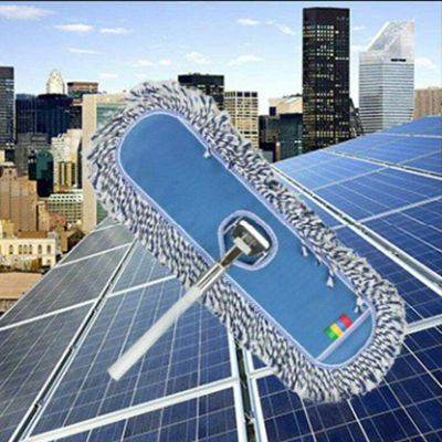WM9A 太陽光発電パネル洗浄ツール ソーラーパネル水スプレーブラシ ガラス洗浄水ブラシ 延長ロッド ドア洗浄ヘッド延長|undefined