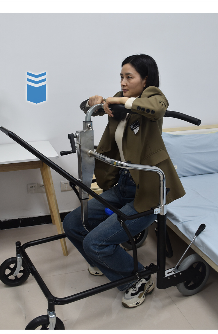 辅助老人站立行走训练器助行器下肢障碍步行移动训练架高度可调-阿里巴巴