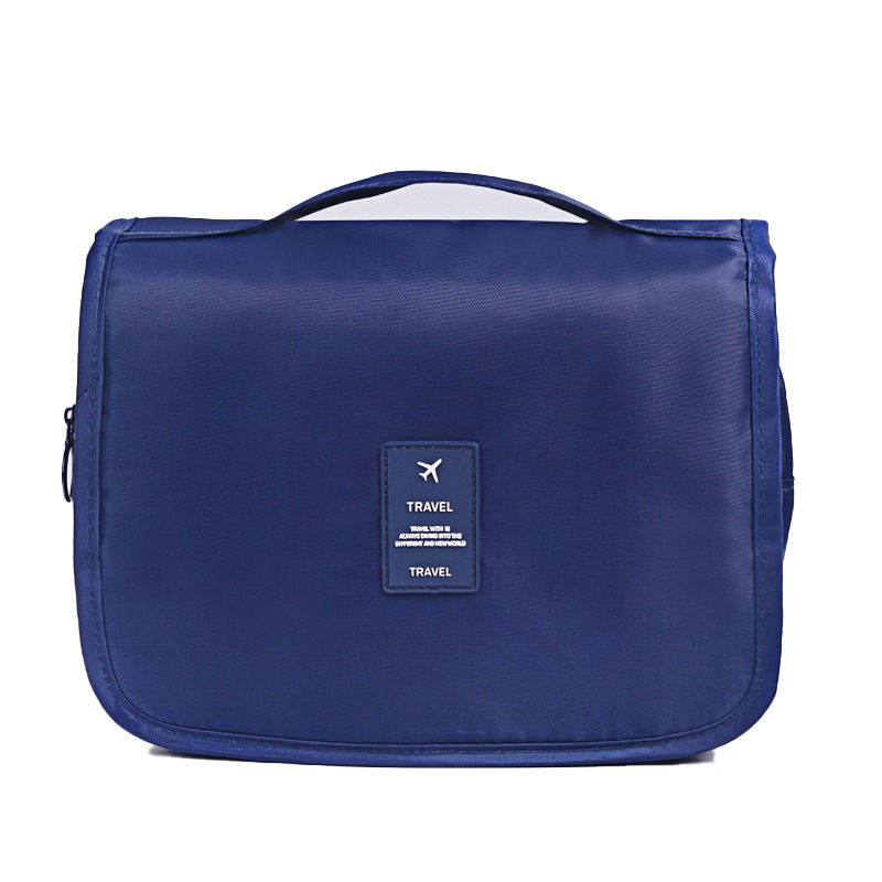 Bolsa de lavado con gancho de separación seca y húmeda, bolsa de almacenamiento de viaje portátil, bolsa de lavado de tela Oxford de gran capacidad portátil, transfronteriza