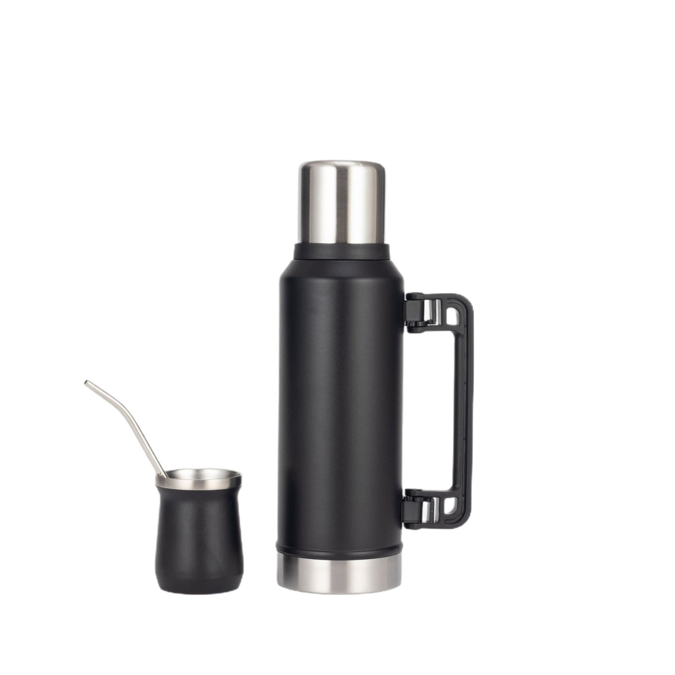 Nuevo vaso térmico transfronterizo de acero inoxidable 304, doble capa, para exteriores, de gran capacidad, portátil, aislado y que retiene el frío.