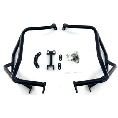 Suitable for Wuji Ds625X Guard Bar Modification, Engine Bumper, Fuel Tank Protection Bar, Upper and Lower Protective Bars, Anti-Fall (Motorcycle bumper) - wuji-ds625x-upper-guard-black-export-quality-thickened