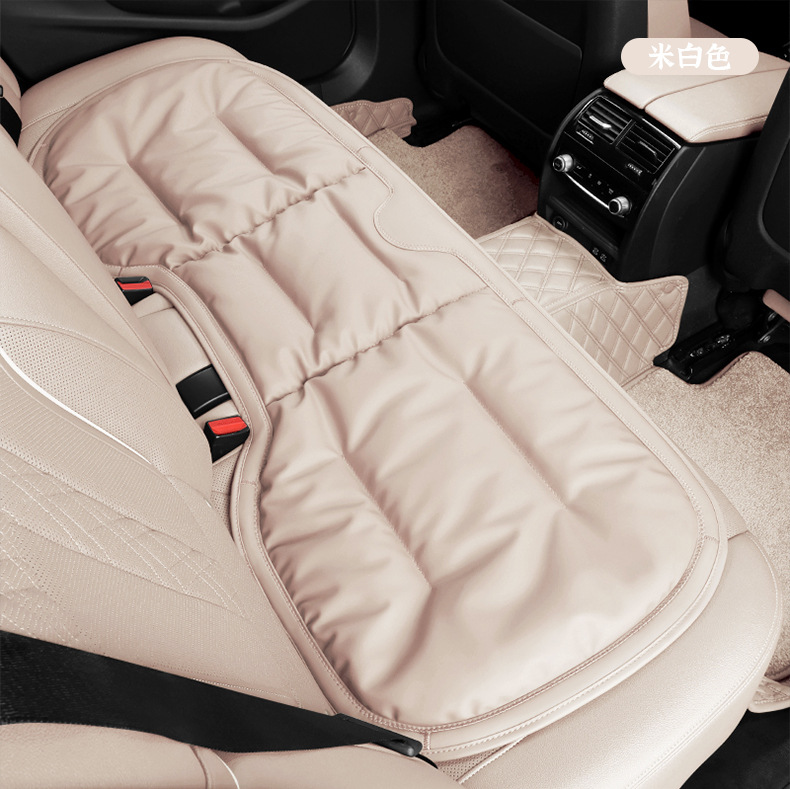 Car seat cushion anti-fouling leather winter single-piece Mercedes-Benz BMW Audi car special rear row integrated three-piece seat cushion