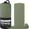 Army green cylinder bag