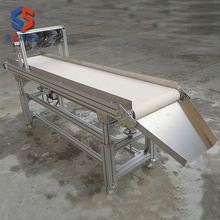 厂家定做全不锈钢食品级PU皮带输送机传送机帆布带输送机输送设备