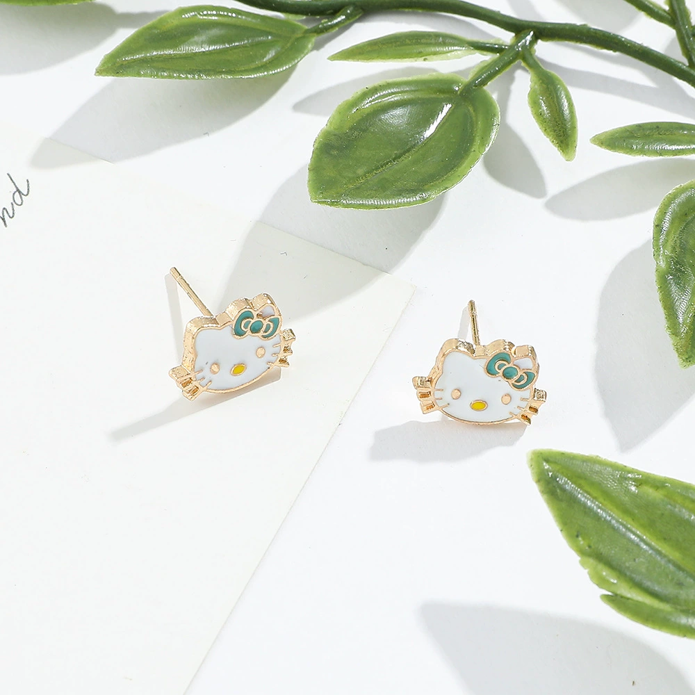 Серьги Hello Kitty, дизайн для отдыха, для импорта, японский и корейский стиль, тренд сезона
