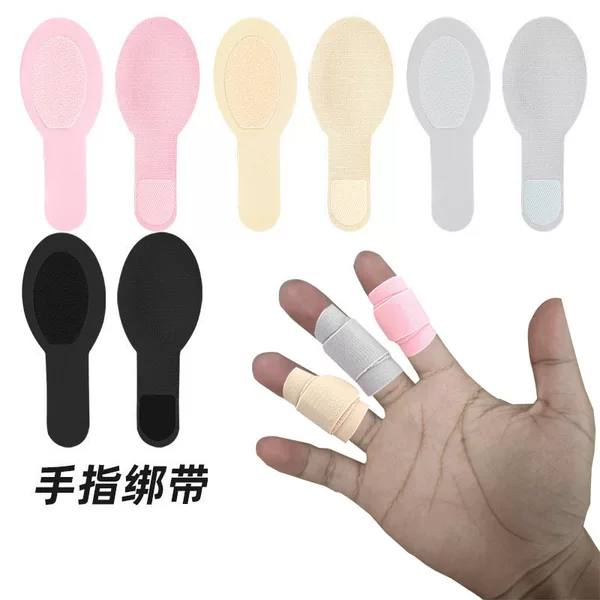 Popular Reusable Velcro Adjustable Convenient Finger Guard Finger Strap Ten-Finger Universal Protective Finger Strap