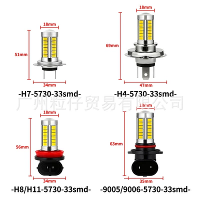 Fog lamp H8/H11 9005 9006-5630-33Smd Headlights