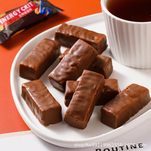 【100顆】巧克力架能量棒果仁花生夾心長條零食發批喜糖年貨糖果