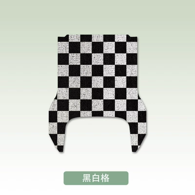 Electric vehicle foot mat: Pedal Pad Accessories - checkerboard-no-9-mzmix-with-pedals