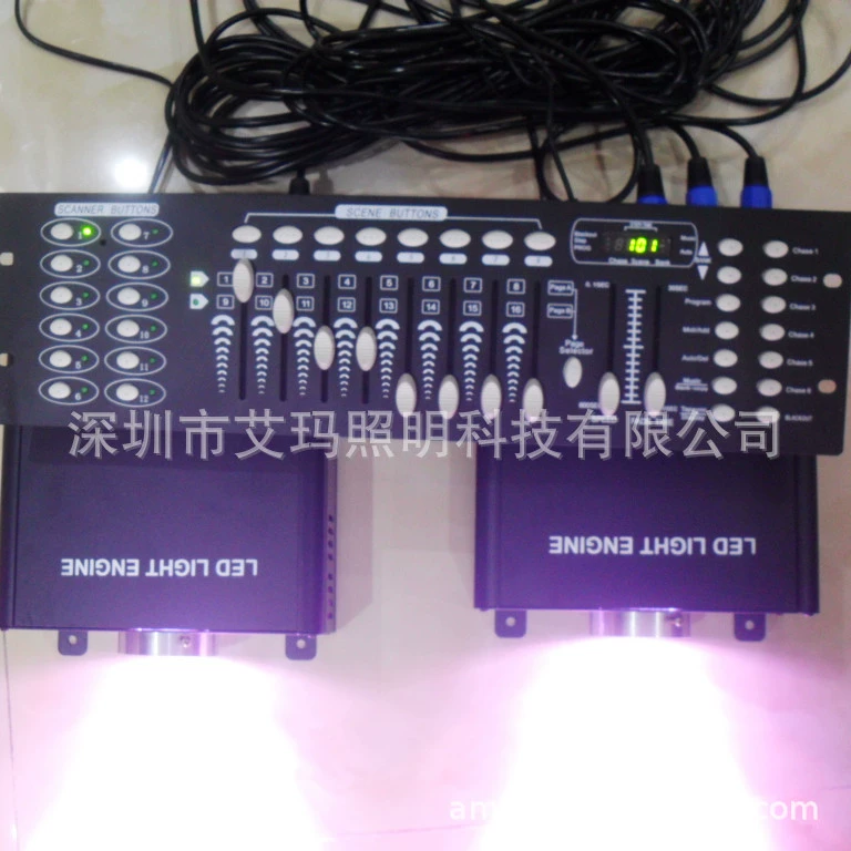 Оптоволоконный лазер DMX512 светодиодная установка LED 45W/90W источник света может подключаться к консоли оптоволоконный источник света