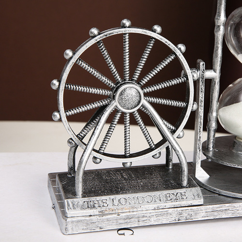 London Eye Ferris wheel hourglass creative student gift retro nostalgic home decoration ornaments birthday gift for men and women