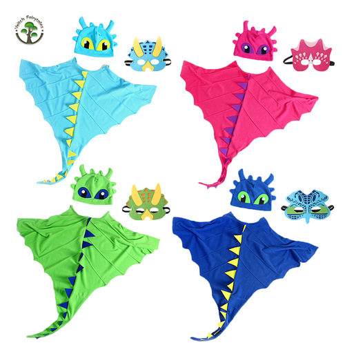 Dinosaur cloak hat mask children's costumes Halloween Christmas cosplay costumes