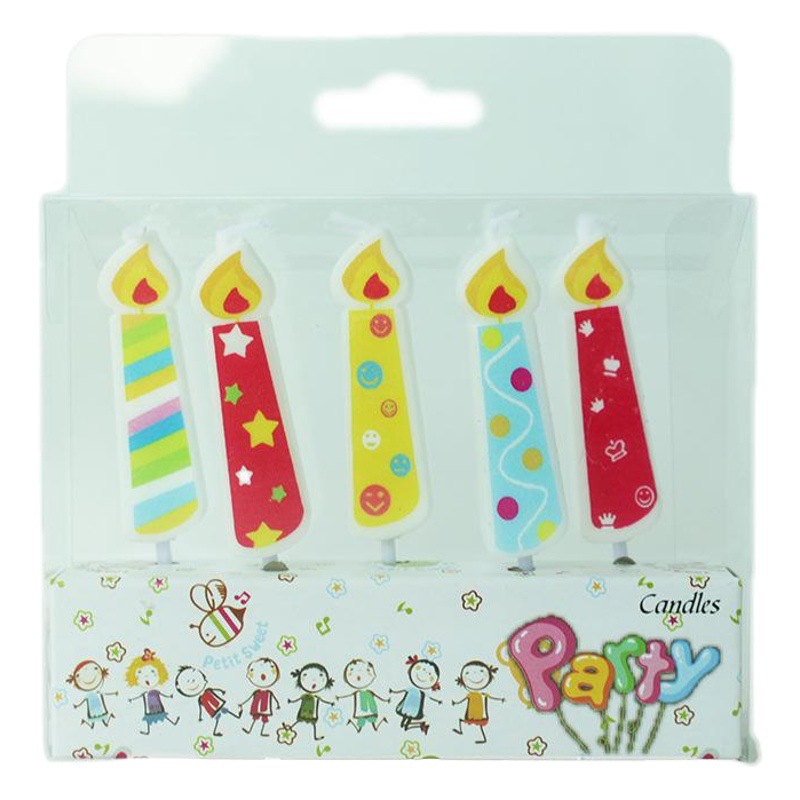 Dibujos animados lindo cumpleaños vela niños años de edad fiesta hornear decoración creativa animal sin humo vela pastel al por mayor