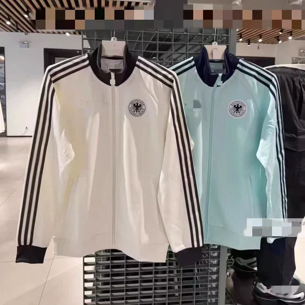 Spring and Autumn German Team Retro Football Casual Culture High Collar Jacket Sports Casual Coat for Men New Model 5096