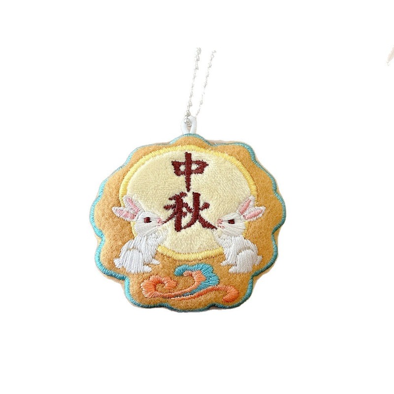 中秋节月饼造型流苏挂饰原创图案国风汉服配饰节日赠礼装饰小礼物|undefined