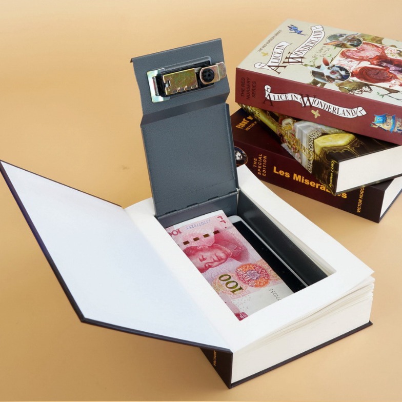 小众仿真书本保险箱成人存钱罐伪装藏手机学校创意密码箱趣味家用