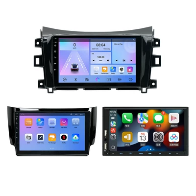 DVD Navigation — Nissan car navigation modification screen with