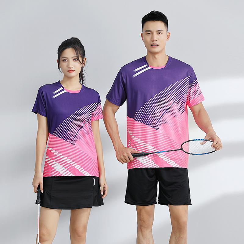 Men's and Women's Badminton Suit suit College Students Comprehensive Training Suit Table Tennis Suit Women's Rope Skipping Tennis Air-volleyball Suit