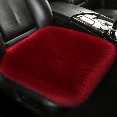 Wool pad: Universal Three-Piece Set - burgundy-single-seat