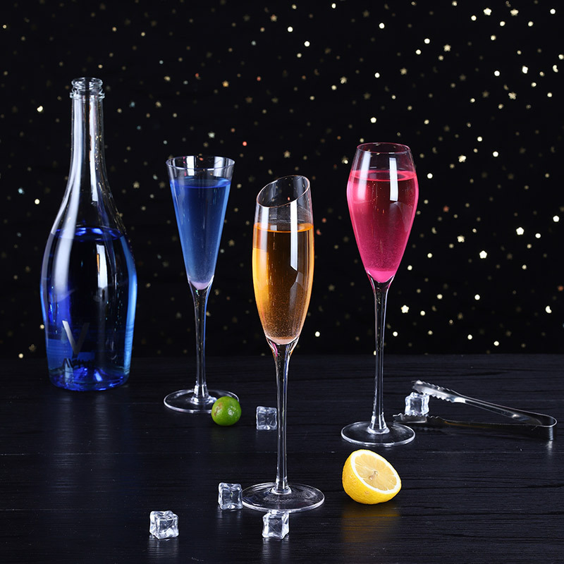 Copa de champán de cristal con boca inclinada Jinbaijia, copa de degustación de aromas para hotel, copa de vino tinto, copa de vino