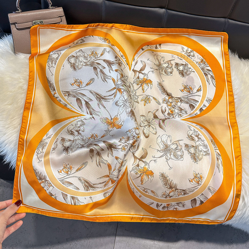 春秋新款丝巾女飘带头饰发饰花卉腰果花百搭气质高级厂家批发代发|undefined