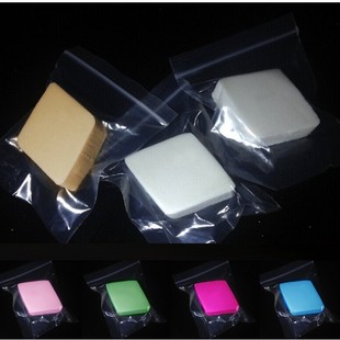 A- DL01 Diamond puff bag large four-color sponge nude makeup puff LOGO bag independent packaging