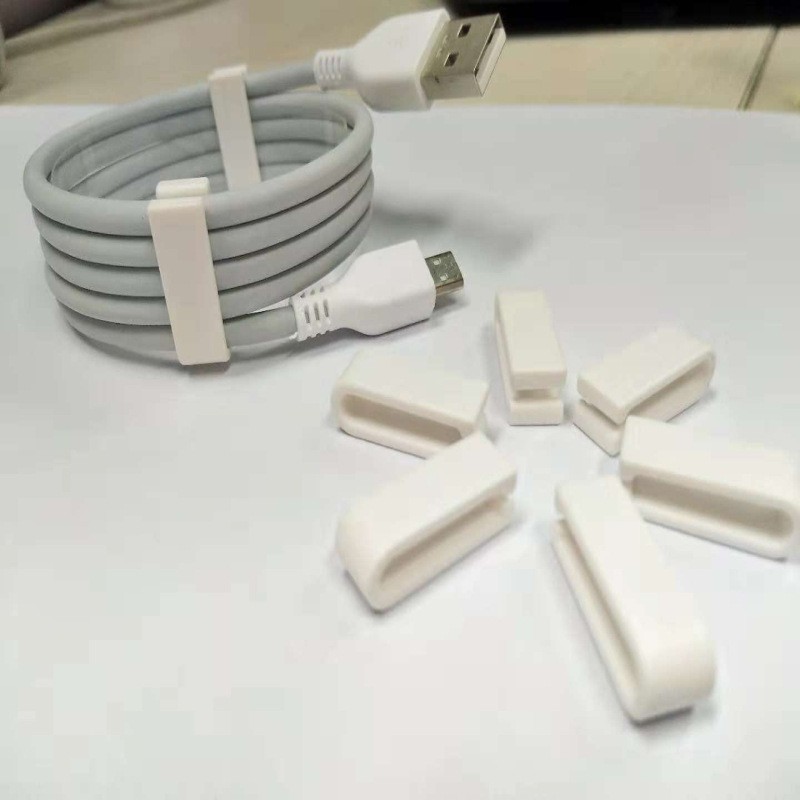 手机数据线夹  数据线压线夹子耳机线线夹  食品保鲜封口夹长23mm