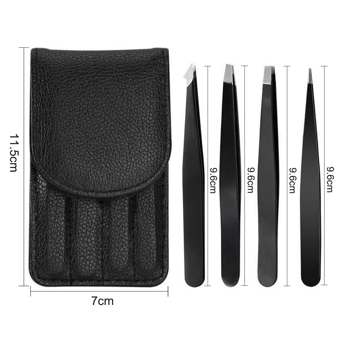 Hombres y mujeres pinzas de acero inoxidable ceja profesional ceja clip clip