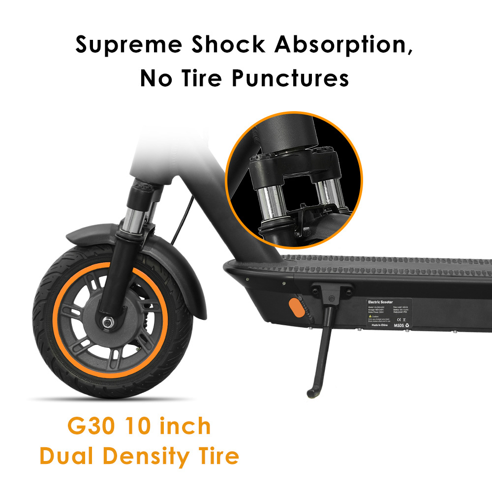 Hezzo Electric Scooter Commuter to Work Foldable Electric Vehicle MAX Europe and America Overseas Warehouse Delivery Tram