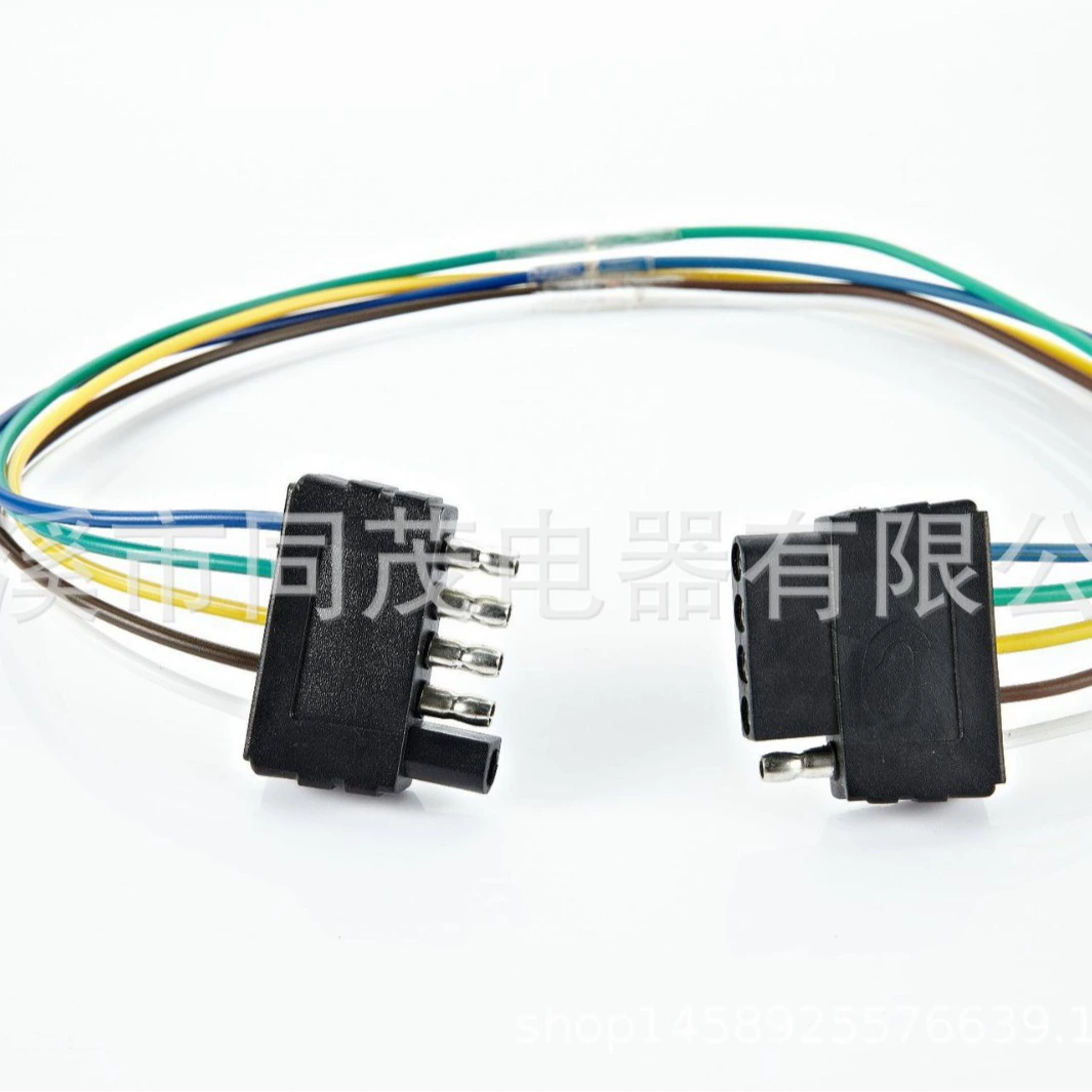 TM8065 Американский 5-жильный разъем для прицепа, розетка для прицепа, вилка для автофургона, вилка для яхты