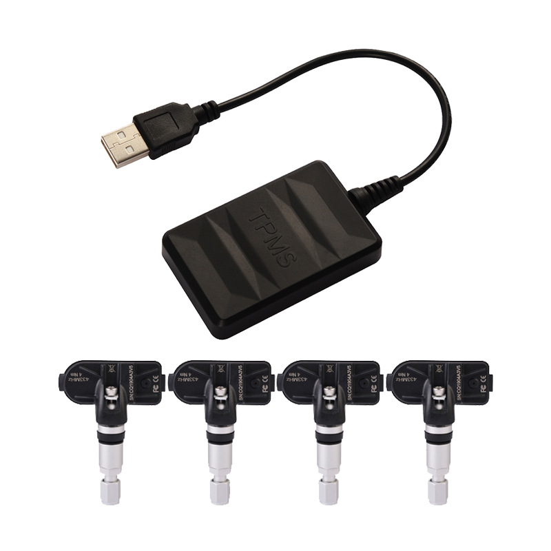 Android Tire Pressure Monitoring System USB Large-Screen Navigation Dedicated Tire Pressure Tpms External/Internal Optional Multi-Width Private Model
