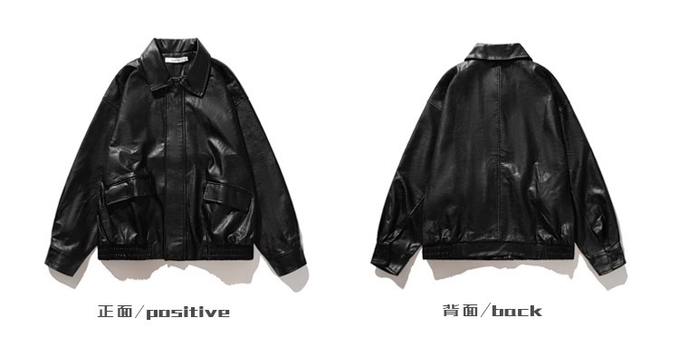 Giacca da motociclista elegante in stile europeo e americano per uomo 2024 autunno inverno nuova moda casual da lavoro strada_voghion.com