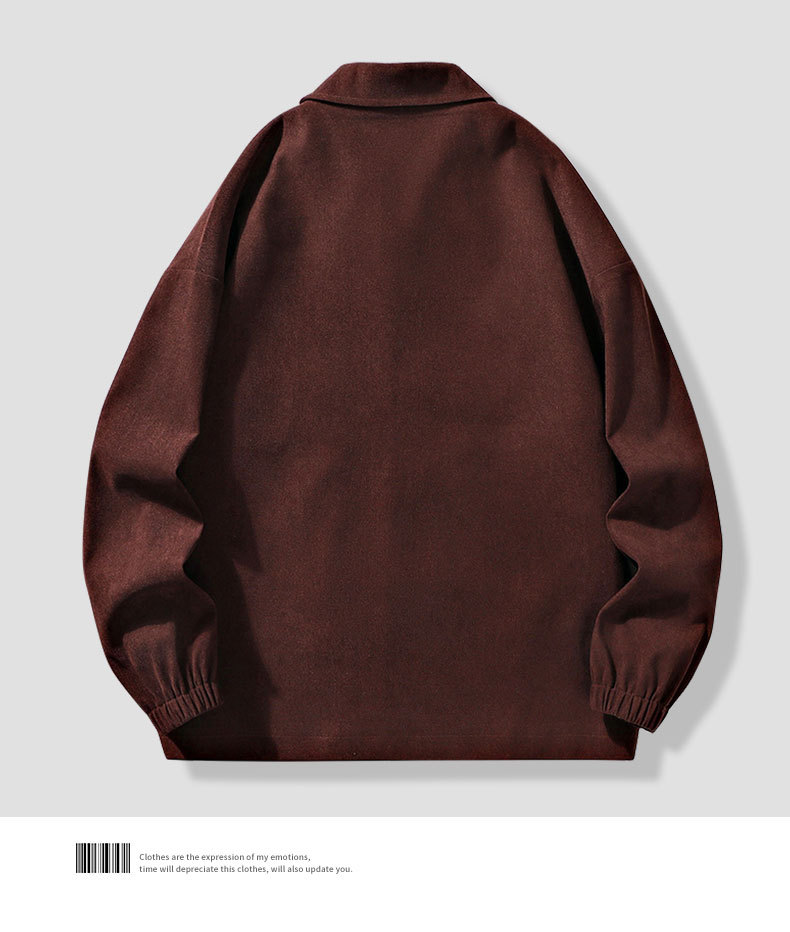 Nouvelle chemise à revers automne et hiver mince hommes adolescents, marques tendance, veste de couple pour hommes_voghion.com