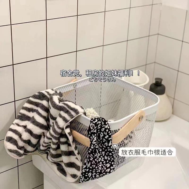 Canasta de almacenamiento portátil, bocadillos domésticos, canastas de artículos diversos, escritorio, baño, baño, ropa, cocina, almacenamiento de verduras, artefacto