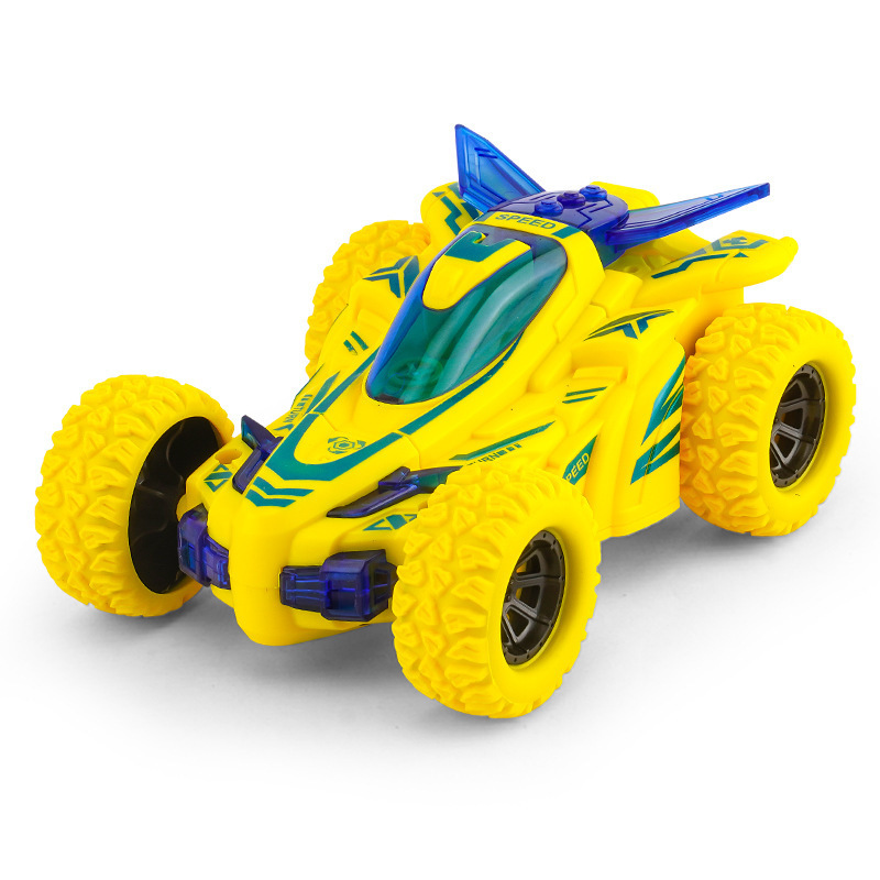クロスボーダー代発児童玩具少年赤ちゃん知育玩具車四駆特技オフロード車模型発光玩具|undefined