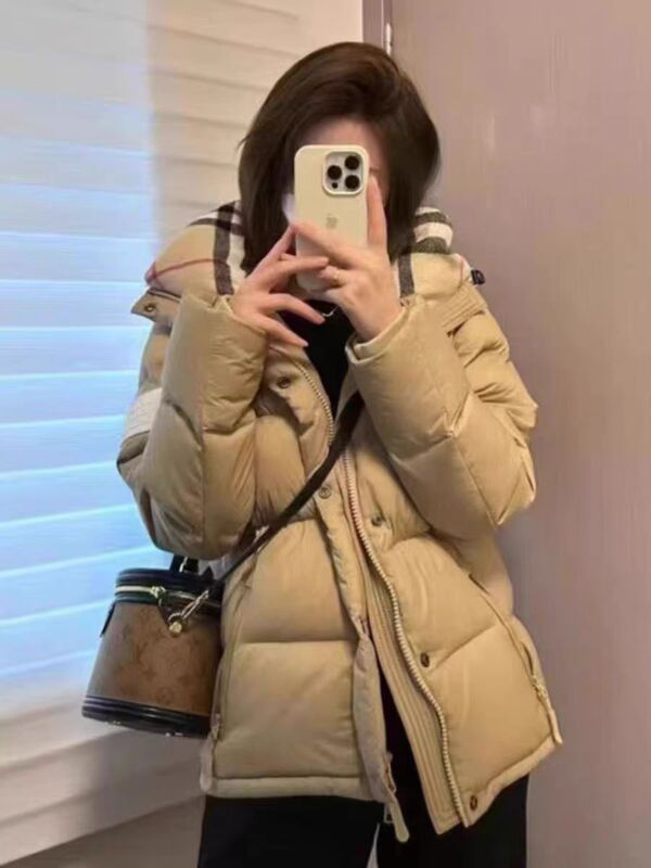 高版本B家天花板羽绒服外套可拆卸背心款男女同款拼接连帽夹克|undefined
