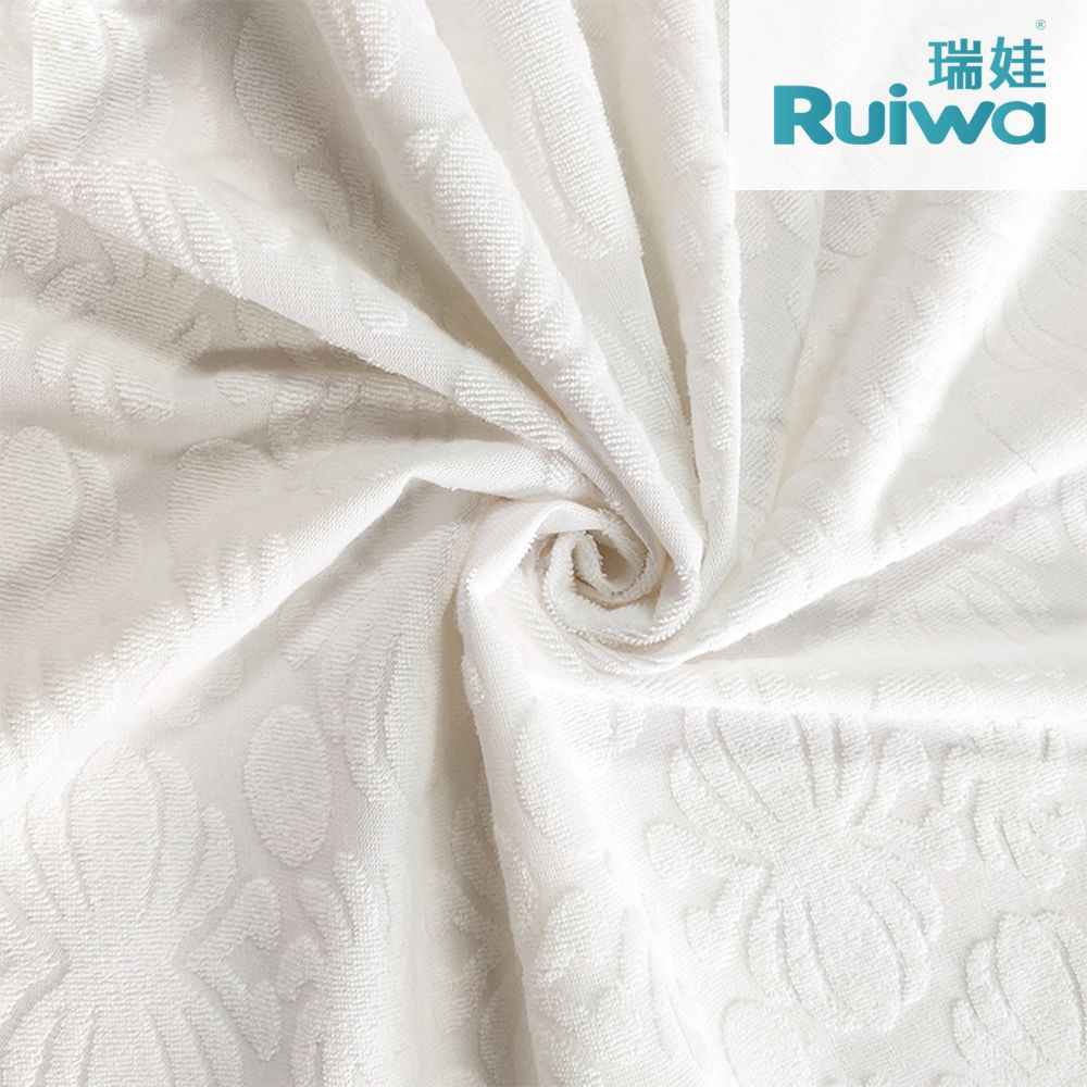 源头厂家 全涤超细纤维蜘蛛提花毛巾布透气吸水TPU复合防水面料