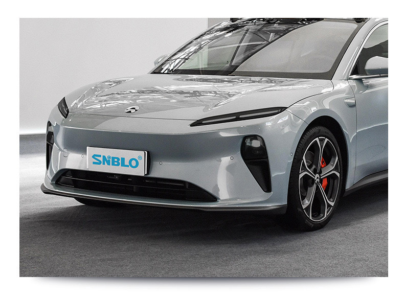 NIO blackened light film TPU front and rear light color changing film with light control, transparent black warrior sticker, good car accessory