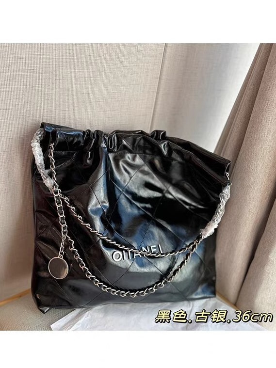 ロゴ入りオリジナル高バージョンゴミ袋 Xiangjia 22bag ショルダークロスボディバッグチェーンバッグ|undefined