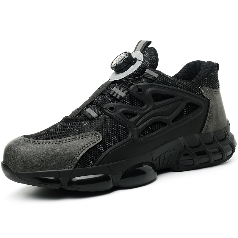 Zapatos de protección contra golpes y perforación, zapatos de seguridad ligeros y cómodos, no cansar los pies, zapatos de protección contra el trabajo de hombre al por mayor, cómodos y resistentes al desgaste image 7