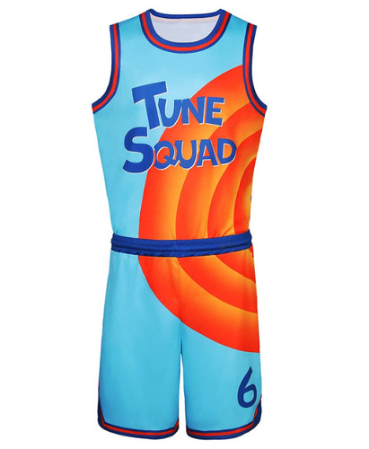 Space Jam 2 James No. 6 jersey adult and children basketball uniform sports suit cos movie character