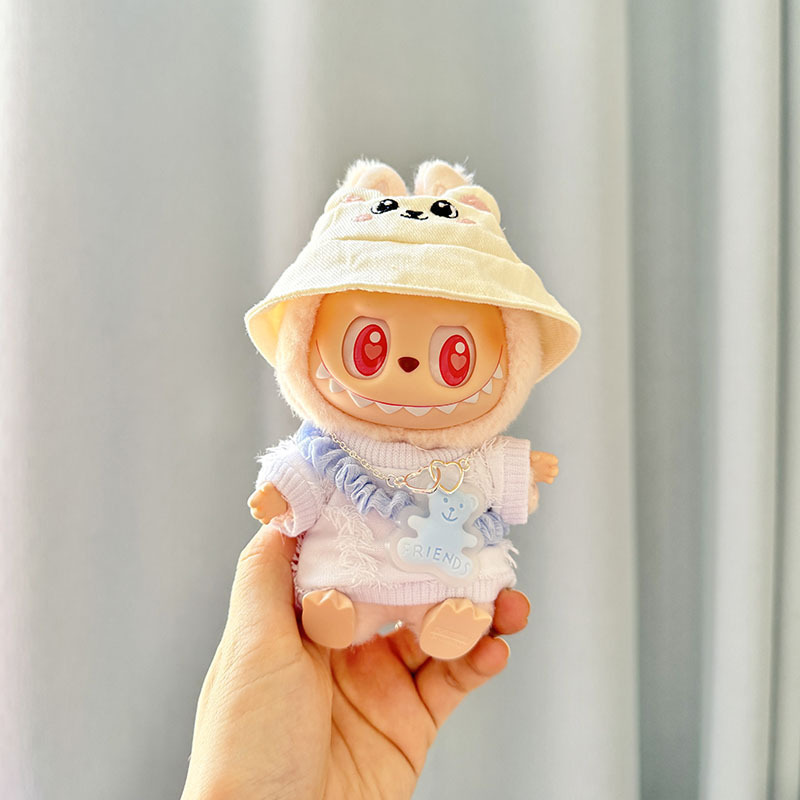 服のみ】第二世代ブラインドボックス ラブブ服 エポキシ樹脂製顔飾り ラブブ シットシットパーティーシリーズ ベビー服 可愛い|undefined