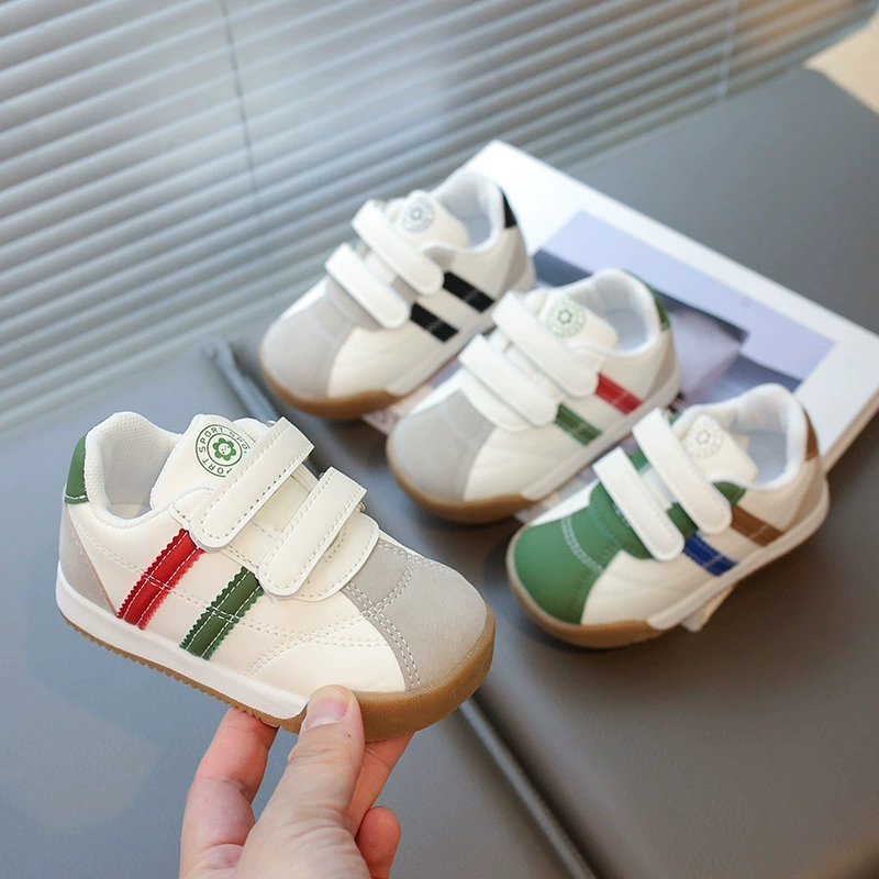 Детские кроссовки в стиле Форреста Гампа, весна-осень 2025, новая корейская модель, мягкая подошва для мальчиков, спортивная обувь для девочек, малышей и младенцев.