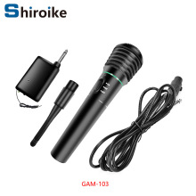 跨境厂家蓝牙音箱有线6.35mm话筒KTV6.5mm动圈有线麦克风