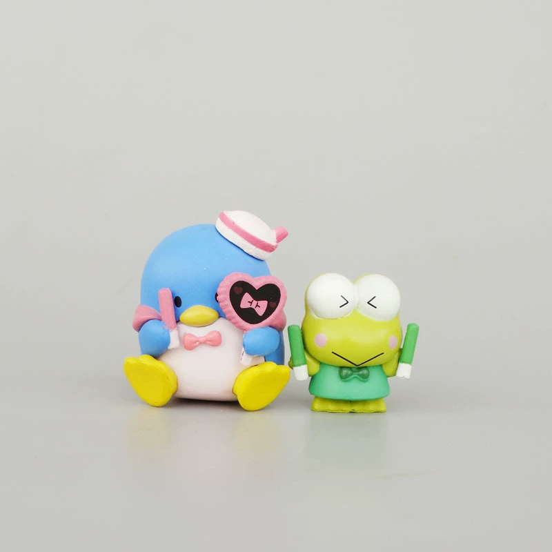 Минифигурка, кукла, капсульная игрушка, лягушка, пингвин