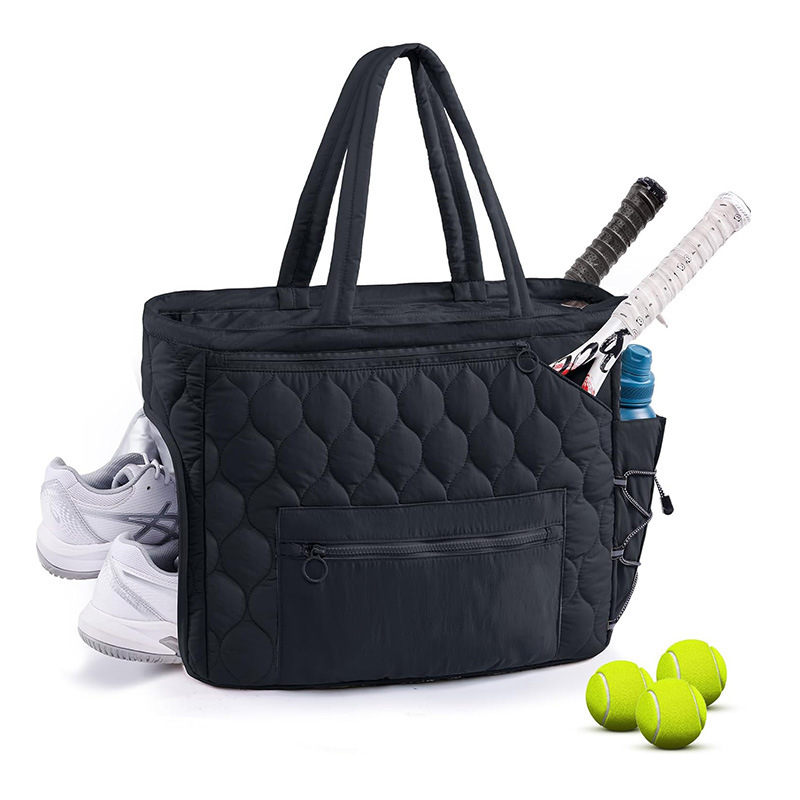 Amazon nuevo bolso de tenis para mujeres al aire libre bolso de tenis portátil bolso de hombro de tenis a cuadros frescos image 7