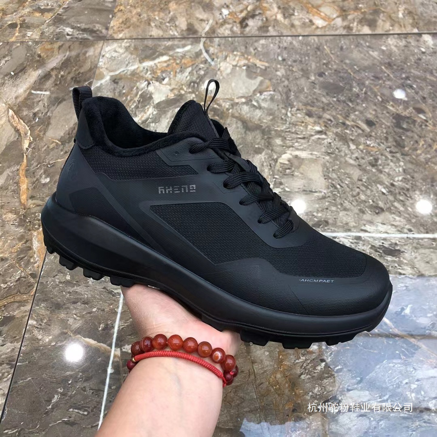 秋冬新款厚底休闲男鞋潮流舒适双网透气轻便男士运动棉鞋保暖